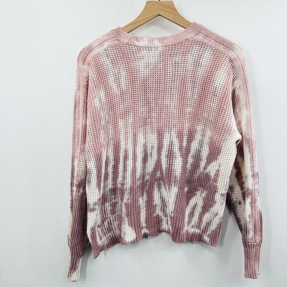 Pistola Olga Waffle Stitch Sweater in Coral Reef Pink Size Small - Picture 3 of 7